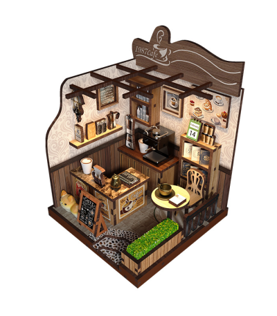 Countryside Cafe-DIY loft villa 3D puzzle mini handmade assembly house