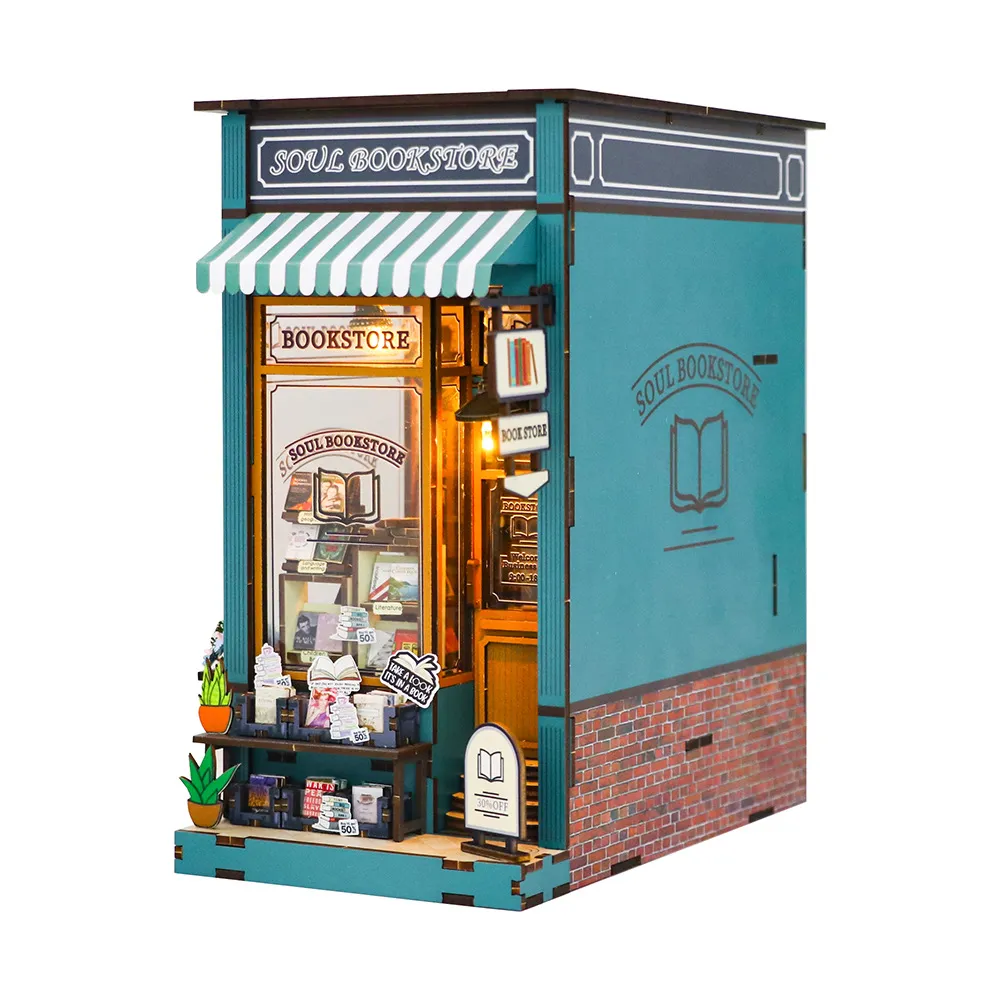 Cobblestone Alley Bookshelf Insert