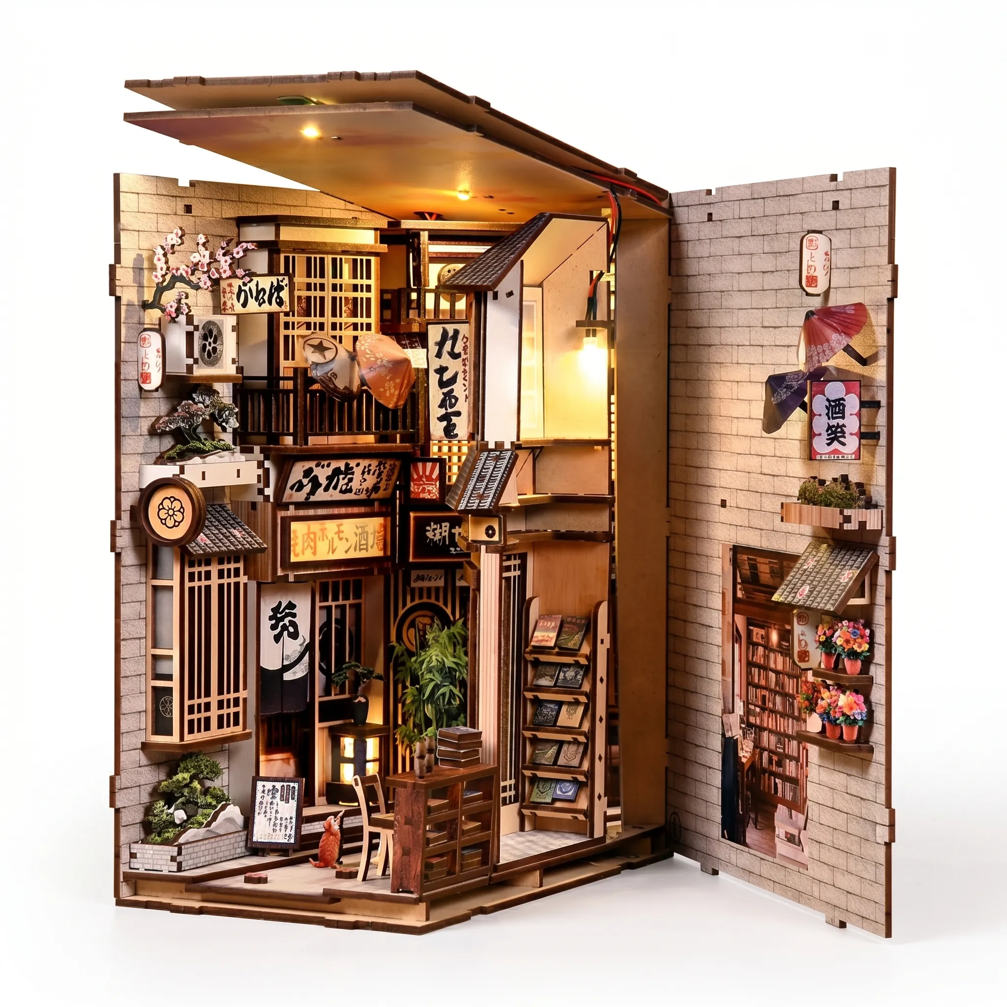 Japanese Alley Book Nook Kit