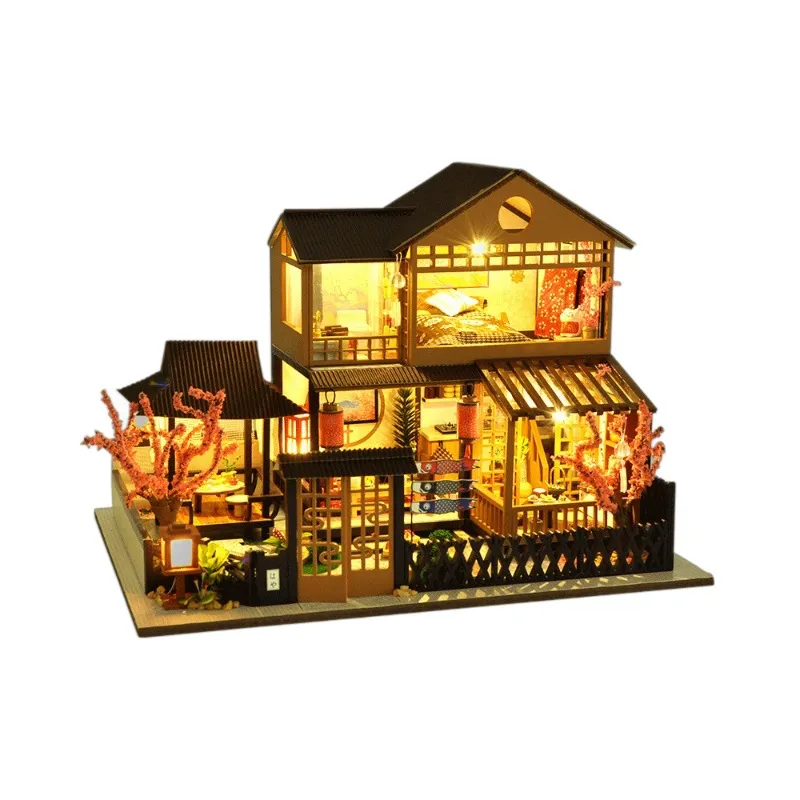 Japanese Villa Miniature Kit traditional architecture diorama