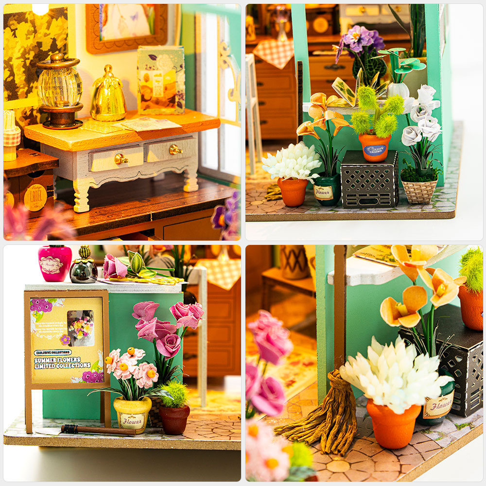 Flower Shop Miniature Scene