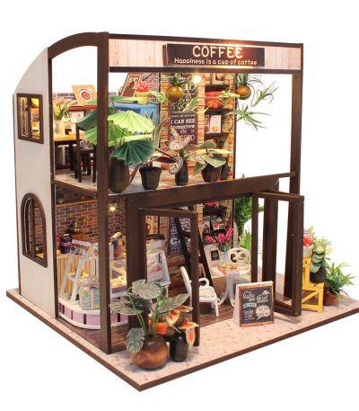 Two-Story Miniature Cafe Kit