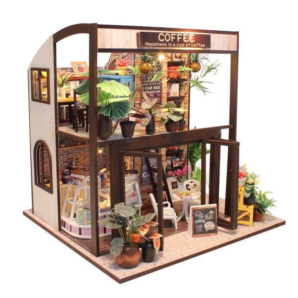 Two-Story Miniature Cafe Kit